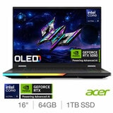 Acer Predator Helios AI, Intel Core Ultra 9, 64GB RAM, 1TB SSD NVIDIA GeForce RTX 5090, 16 Inch OLED Gaming Laptop, NH.QW0EK.001 Acer Predator Helios AI, Intel Core Ultra 9, 64GB RAM, 1TB SSD NVIDIA GeForce RTX 5090, 16 Inch OLED Gaming Laptop, NH.QW0EK.001