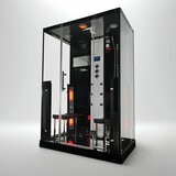 Insignia All in One Steam Shower & Infrared Sauna with Aromatherapy in Black - 1450 x 900mm