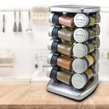 Kamenstein 20 Jar Spice Rack Tower - Sam's Club