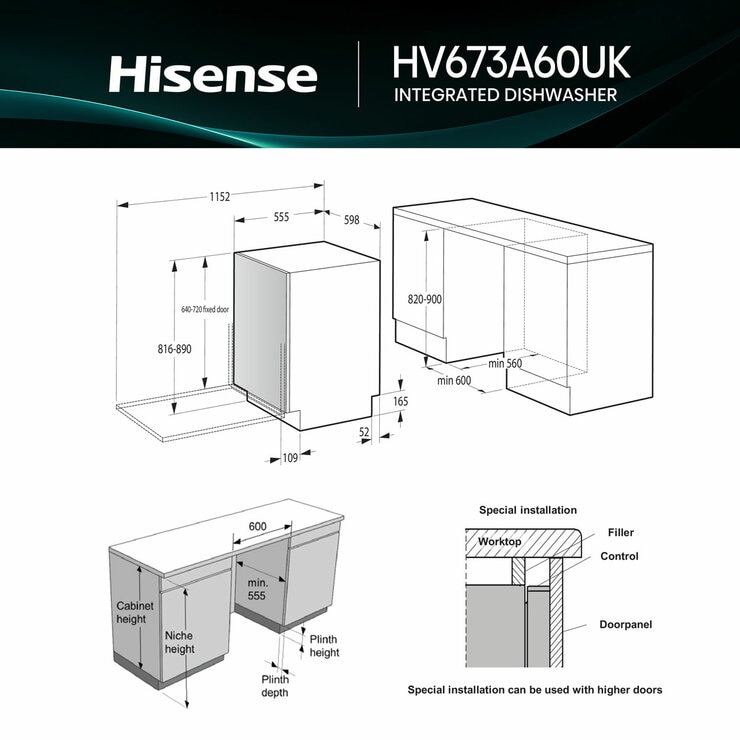 Dimensions for Installations_HV673A60UK