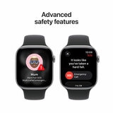 Buy Apple Watch Series 11 GPS, 42mm Space Grey Aluminium Case with Black Sport Band - M/L, MEQX4MP/A at costco.co.uk