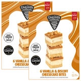 English Cheesecake Co Vanilla & Lotus Biscoff Cheesecake Bites, 2 x 6 Pack