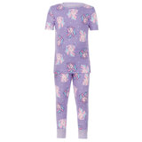 Kirkland Signature Children's Cotton 4 Piece Pyjama Set, Purple