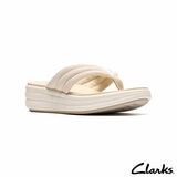 Clarks Ladies Drift Carmen Sandal in Cream Clarks Ladies Drift Carmen Sandal in Cream