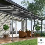 Palram Canopia Feria 3 Veranda Patio Cover in Grey, 3 x 6.10m
