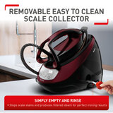 TEFAL PRO EXPRESS STEAM   GENERATOR GV9230G0 Describing how easy to clean scale
