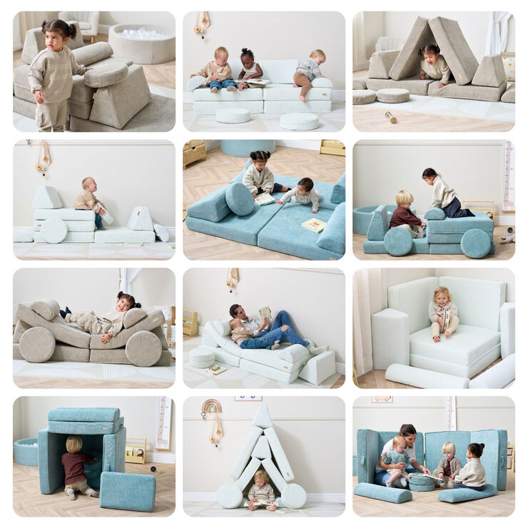 Tutti Bambini Playrama Montessori Play Sofa in Beige