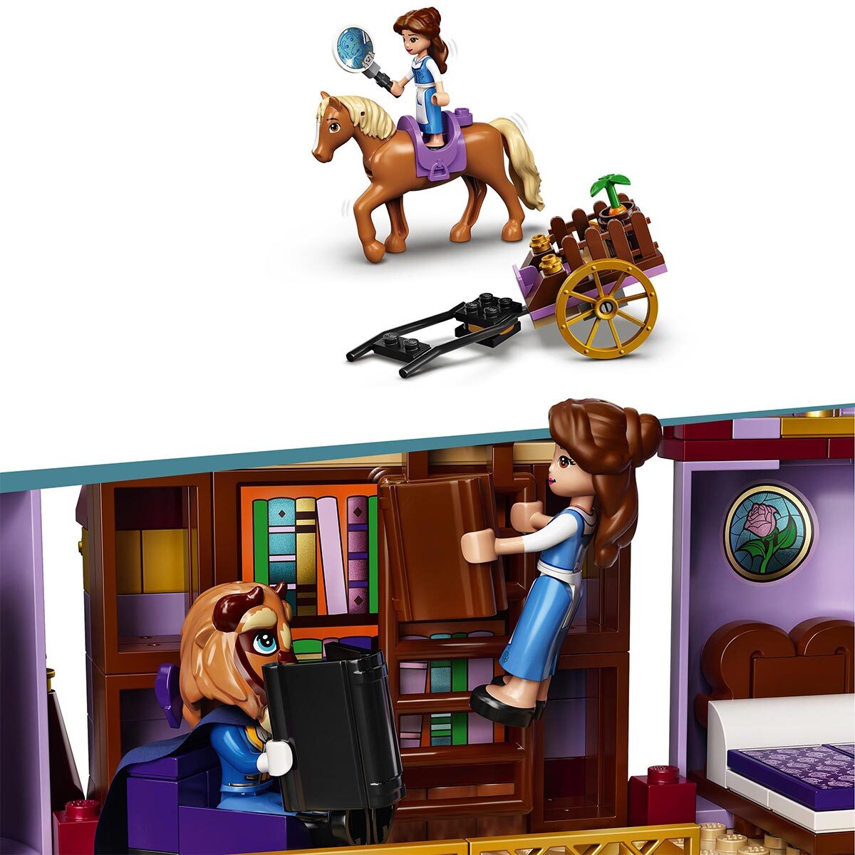 Buy LEGO Disney Belle & The Beast's Castle Close up 3 Image at costco.co.uk