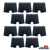 Ellesse Men's Boxer Briefs 10 Pack in Black