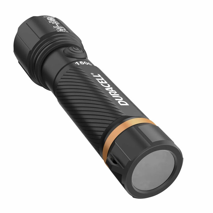 Duracell 1,500 Lumen Dual Power Flashlight, 4 Pack