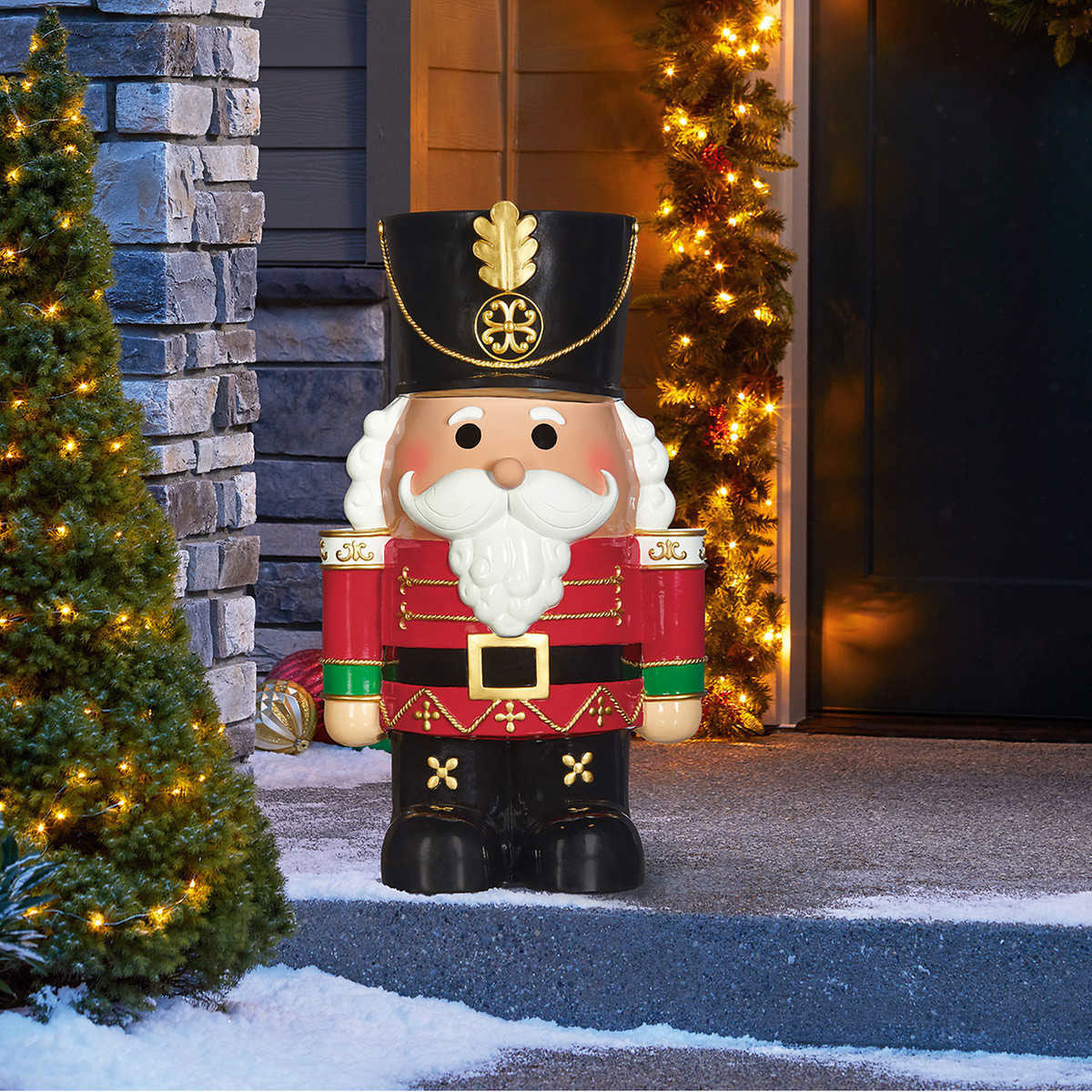 2ft 4 inch (62.23 cm) Indoor/Outdoor Decorative Nutcracker