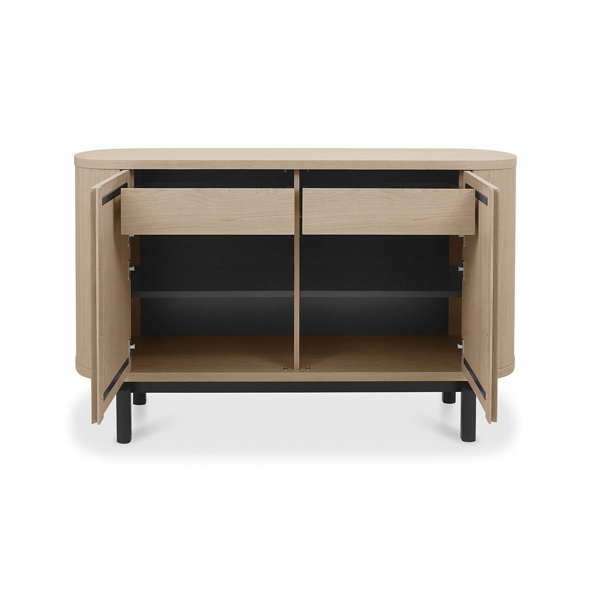 Bentley Designs Vega Scandi Light Oak Small Sideboard Bentley Designs Vega Scandi Light Oak Small Sideboard