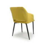 Nero Lime Velvet Dining Chair 2 pack