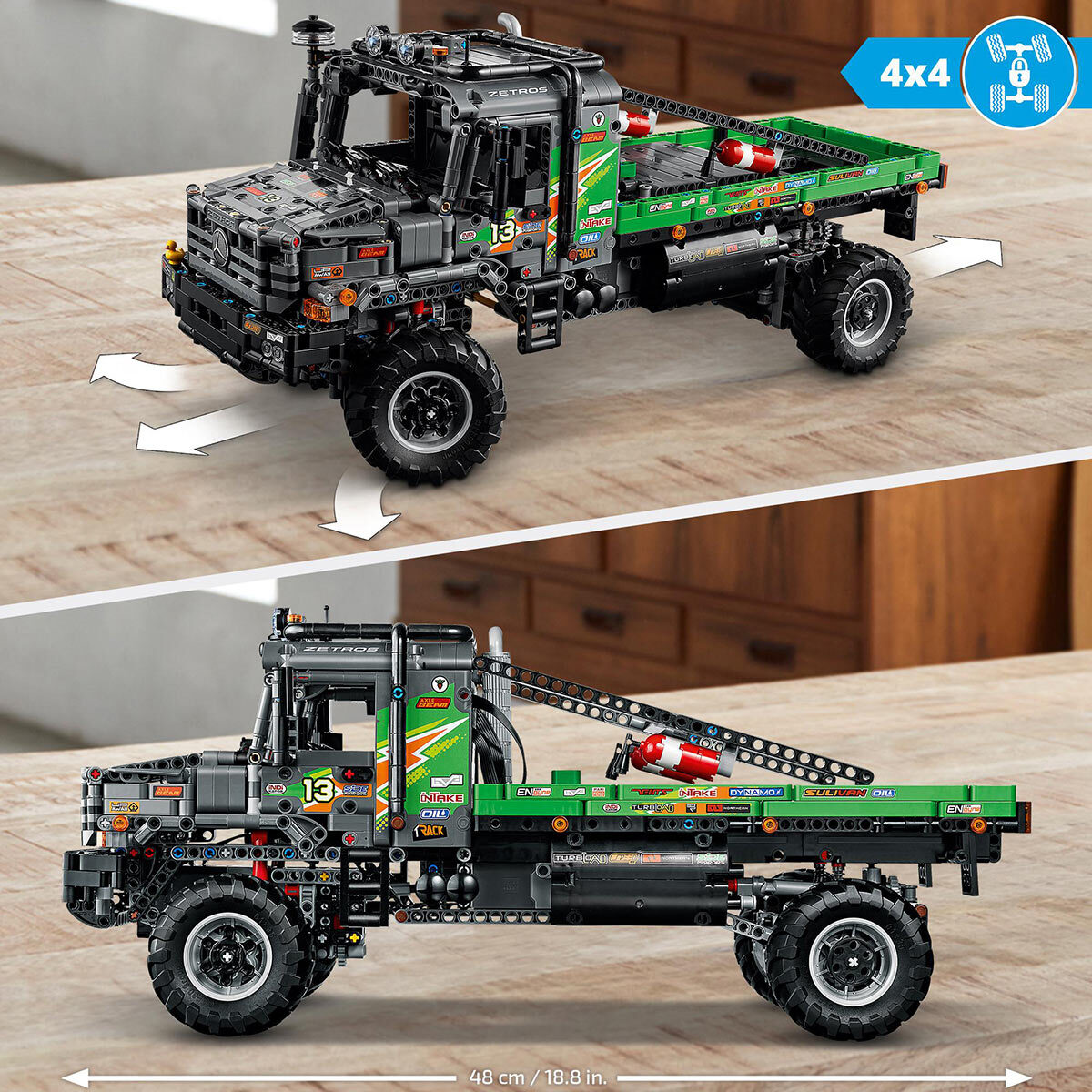 Buy LEGO Technic Mercedes-Benz Zetros Trial Truck Details3 Image at Costco.co.uk
