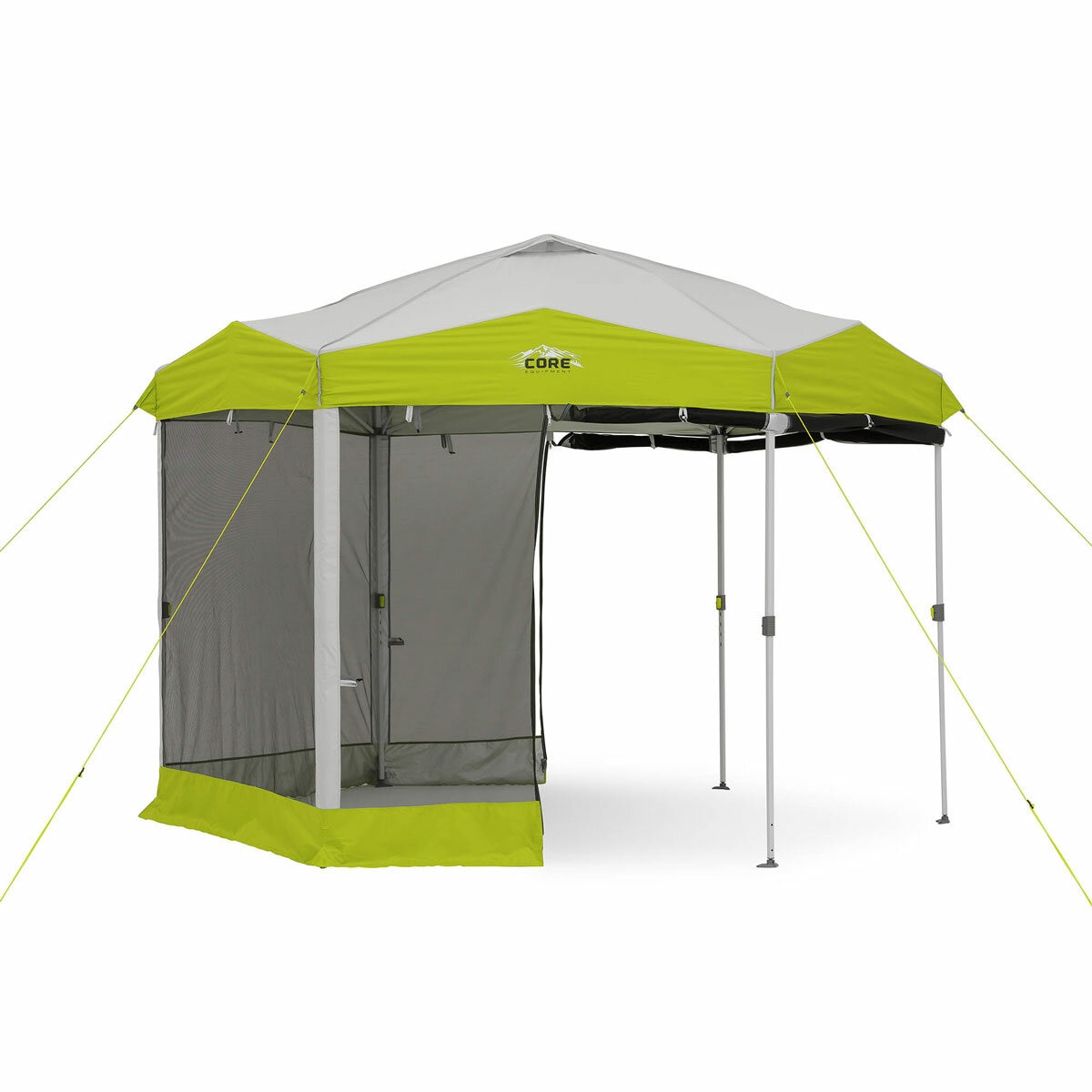 Studio image of the screenhouse with half of the walls removed Studio image of the screenhouse with half of the walls removed