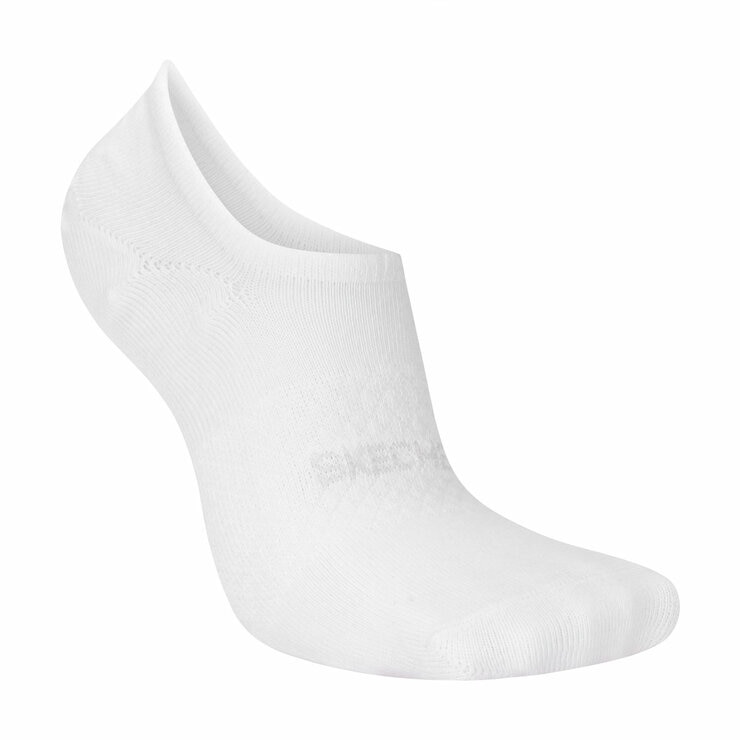 Skechers Ladies No Show Sock 8 Pack in Black/White