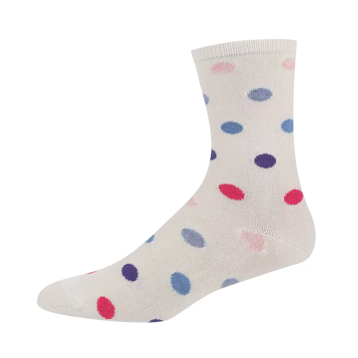 DKNY Women's Patterned Socks, 6 Pack in Blue