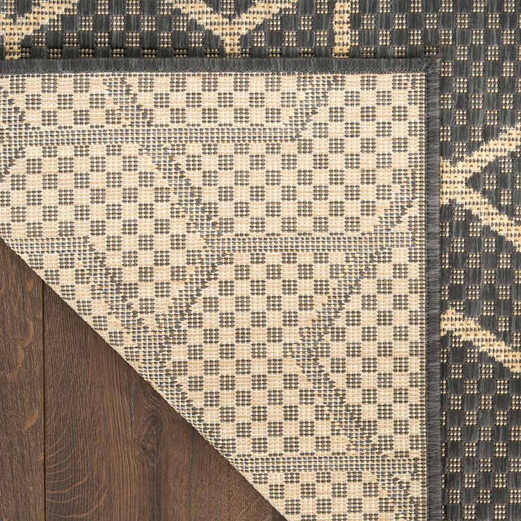 Nourison Horizon Geometric Charcoal Indoor Outdoor Rug, in 2 Sizes Nourison Horizon Geometric Charcoal Indoor Outdoor Rug, in 2 Sizes