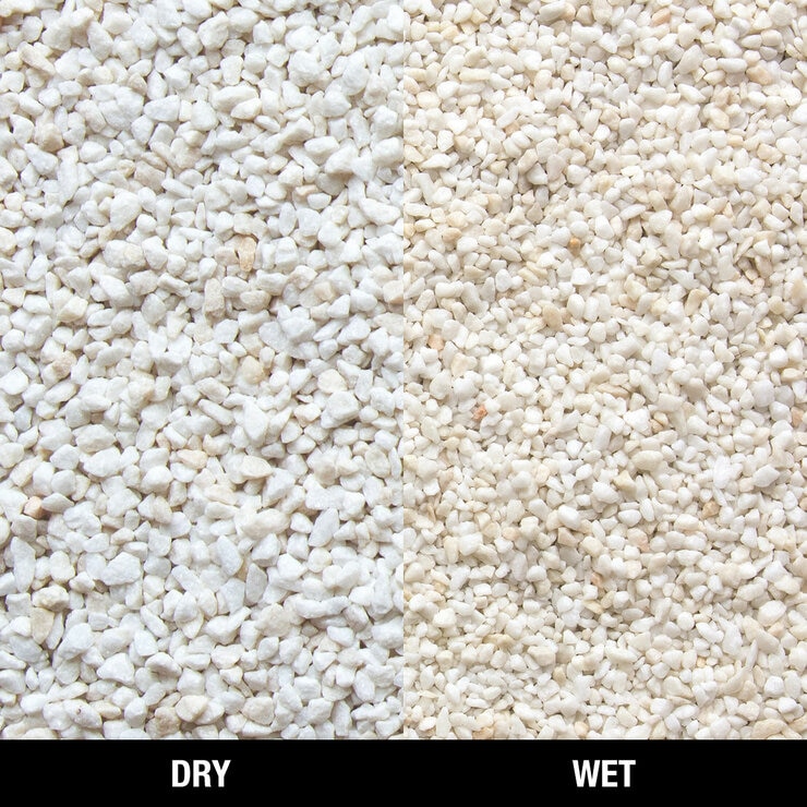 Bowland Stone White Marble Pebbles 8-11mm (750kg Bulk Bag)