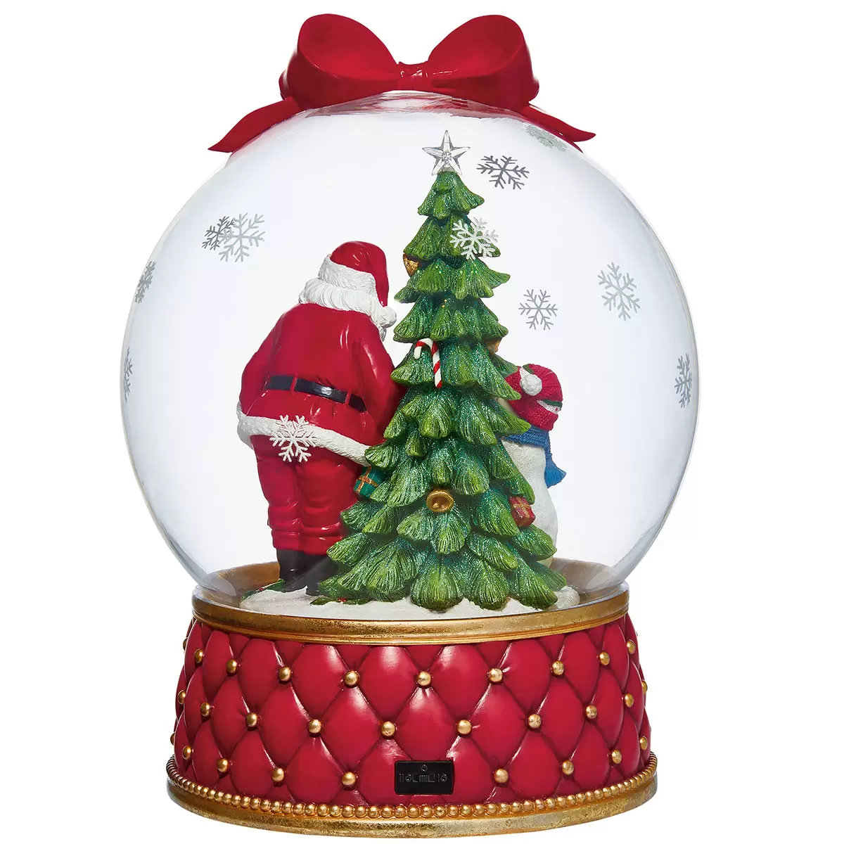 Buy Santa & Snowman Snowglobe with Clock Back Image at Costco.co.uk
