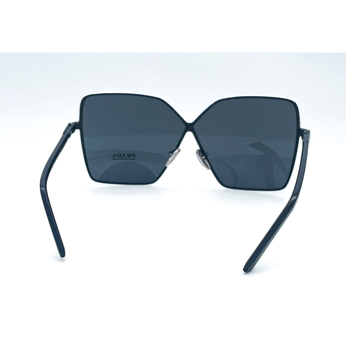 Prada Women's Black Sunglasses With Dark Grey Lenses, SPR50Y 1AB-5SO