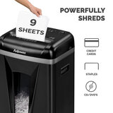 Fellowes Powershred 450M Micro Cut Shredder 9 Sheet  Infographic Image