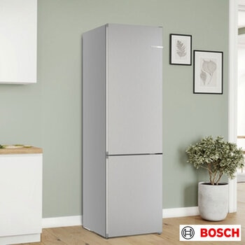 Bosch Series 4 KGN392LAGG Fridge Freezer, A Rated in Silver