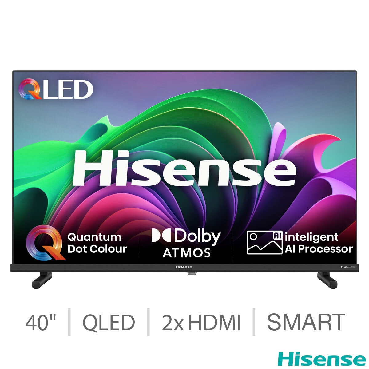 Hisense 40E5NQTUK 40 Inch QLED Smart TV Costco UK