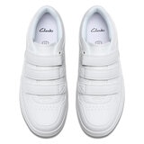 Clarks Kids Canyon Sky White Trainers Clarks Kids Canyon Sky White Trainers