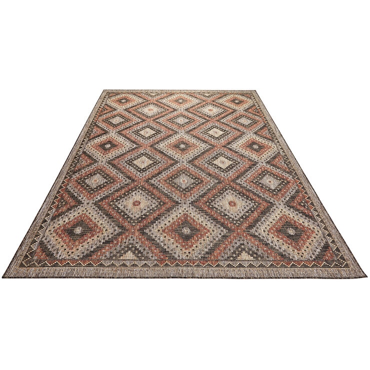 Concept Looms Sumac Brown Rust Indoor Outdoor Rug, in 3 Sizes Concept Looms Sumac Brown Rust Indoor Outdoor Rug, in 3 Sizes