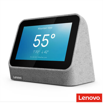 Lenovo Smart Clock Gen 2 with Google Assistant in Grey