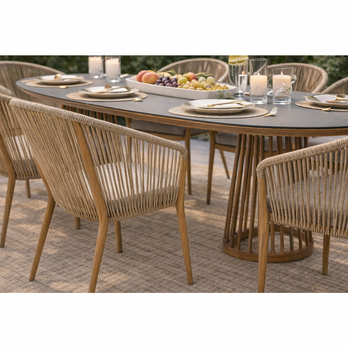 Kettler Messina 7 Piece Rope Dining Set