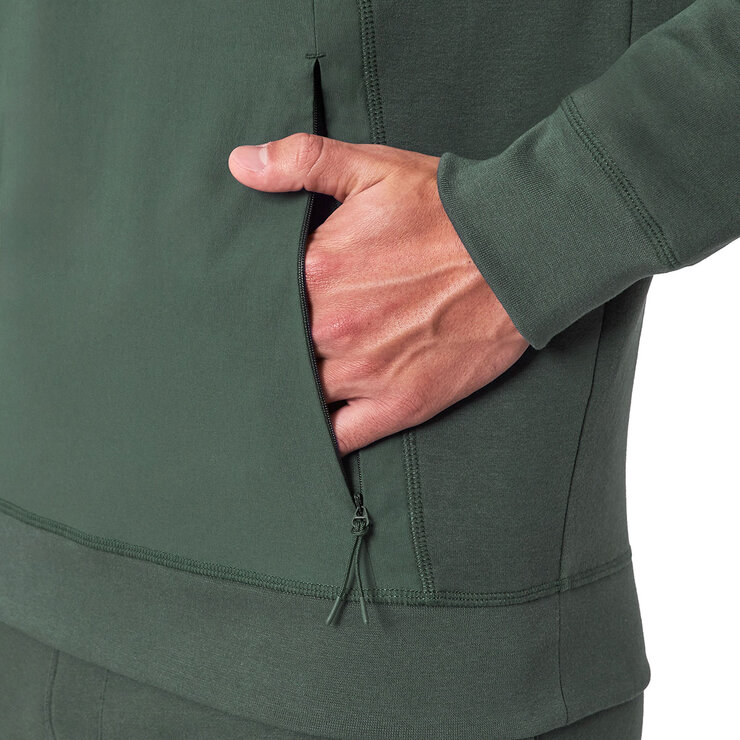 Mondetta Men's Tyson Tech 1/4 Zip Fleece in Green, Medium