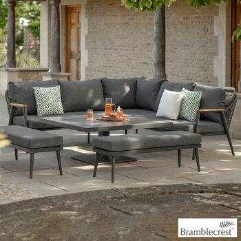 Bramblecrest Antibes 4 Piece Deep Seating Corner Patio Set Bramblecrest Antibes 4 Piece Deep Seating Corner Patio Set