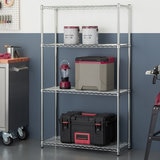 TRINITY 36" (91cm) EcoStorage™ 4-Tier Chrome Storage Unit