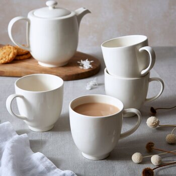 Portmeirion Soho Set of 4 Mugs & Teapot
