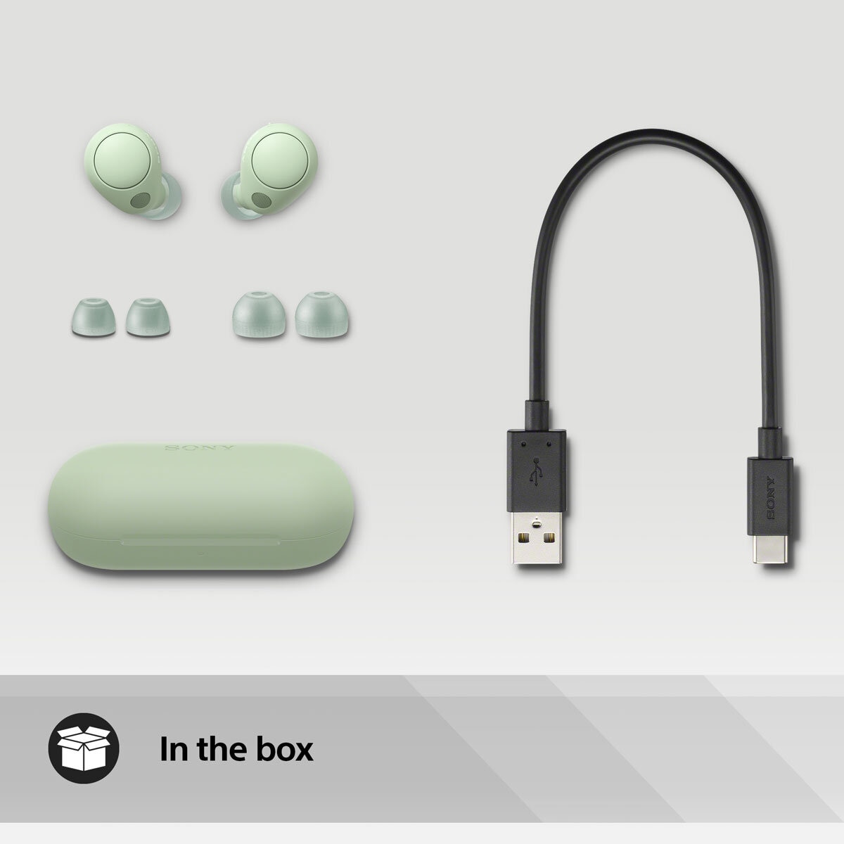 Sony WF-C700NG Noise Cancelling In-Ear Headphones in Green