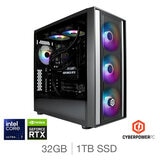 Cyberpower, Intel Core U7 265KF, 32GB RAM, 1TB SSD, NVIDIA GeForce RTX 5070Ti, Gaming Desktop PC