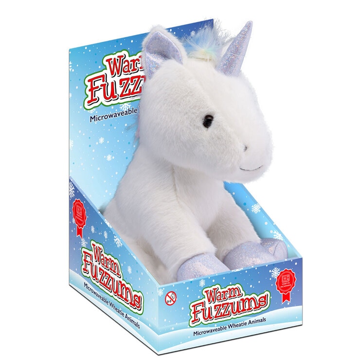 Microwavable Snuggable Animal Hotties, Unicorn in box Microwavable Snuggable Animal Hotties, Unicorn in box