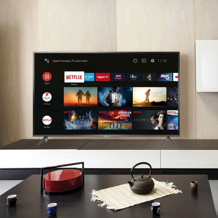 TCL 55EP658 55 Inch 4K Ultra HD Smart Android TV Costco UK