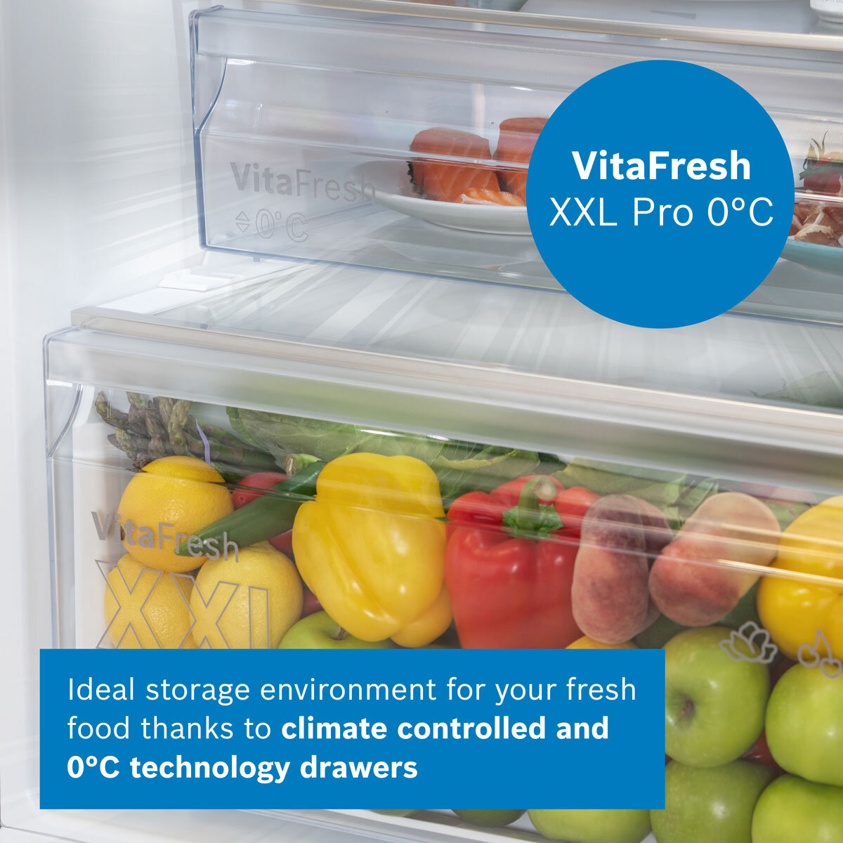 Bosch KGN362LDFG Series 4 Fridge Freezer, D Rated, in Stainless Steel