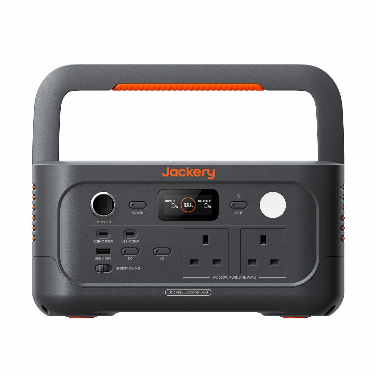 Jackery Explorer E500 v2 Portable Power Station, 512 Wh