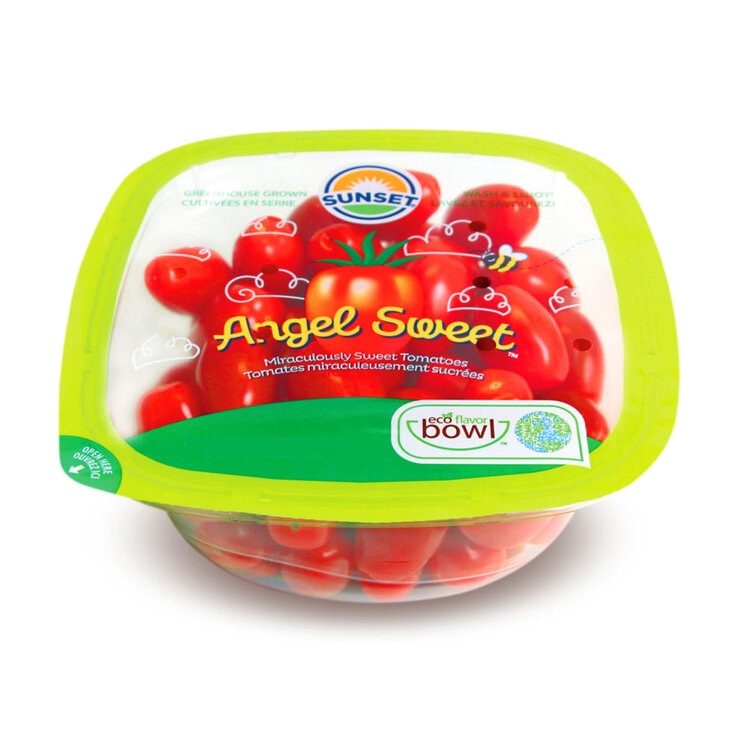 Tub of Sunset Plum Tomatoes Tub of Sunset Plum Tomatoes