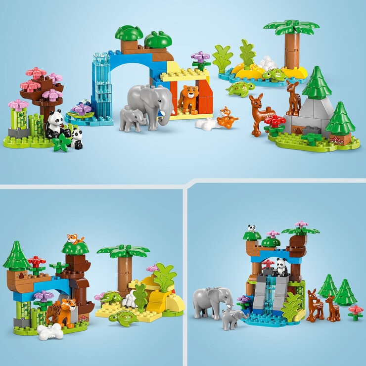 LEGO DUPLO Town 3 in 1 Wild Animal Families - Model 10446 (2+ Years)