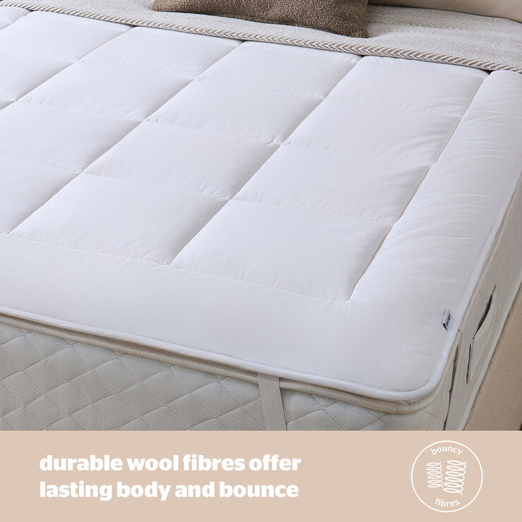 Silentnight Natural Wool Topper