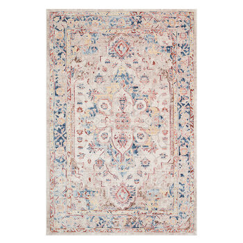 Heritage Multicoloured Bordered Rug in 3 Sizes 