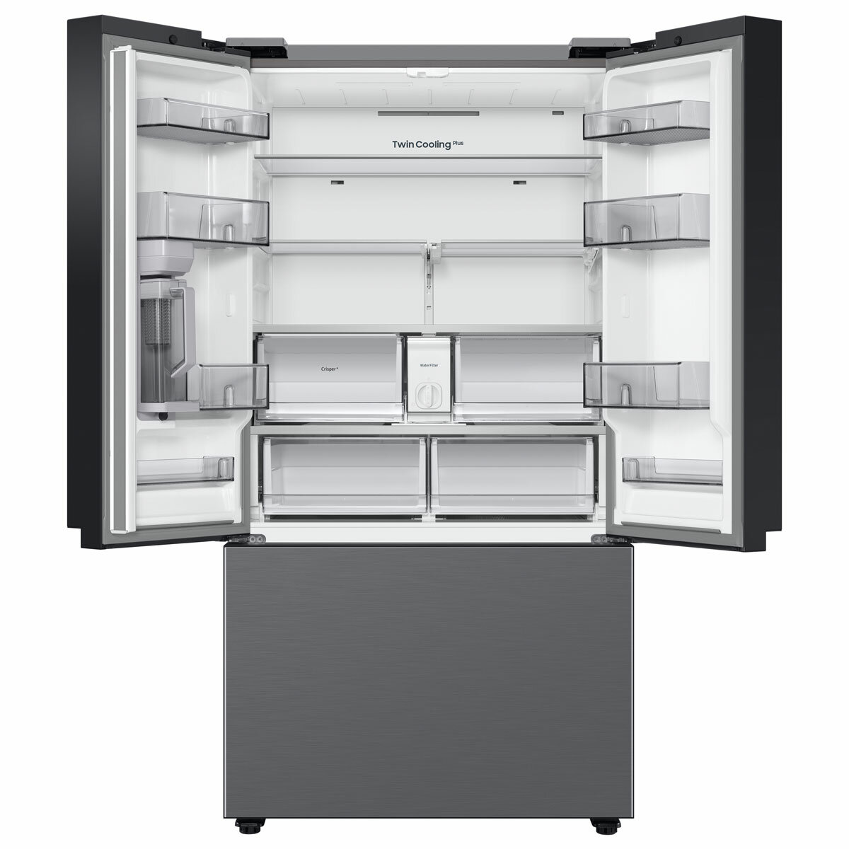 Samsung RF24BB620ES9EU Multidoor Side By Side, E Rated in Silver