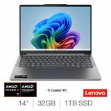 Lenovo IdeaPad Pro 5, AMD Ryzen AI 7, 32GB RAM, 1TB SSD, 14 Inch OLED Laptop, 83SG000GUK