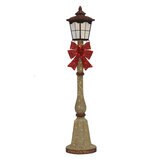7ft (2.1m) Single Lantern Head Lamp post with 150 LED Lights