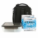 Titan Pro Expandable Fridge Cold Lunchbox In Black